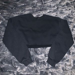 PrettyLittleThing Cropped Crewneck Sweatshirt